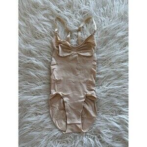 Skims Seamless Sculpt Brief Bodysuit Sand Size Small